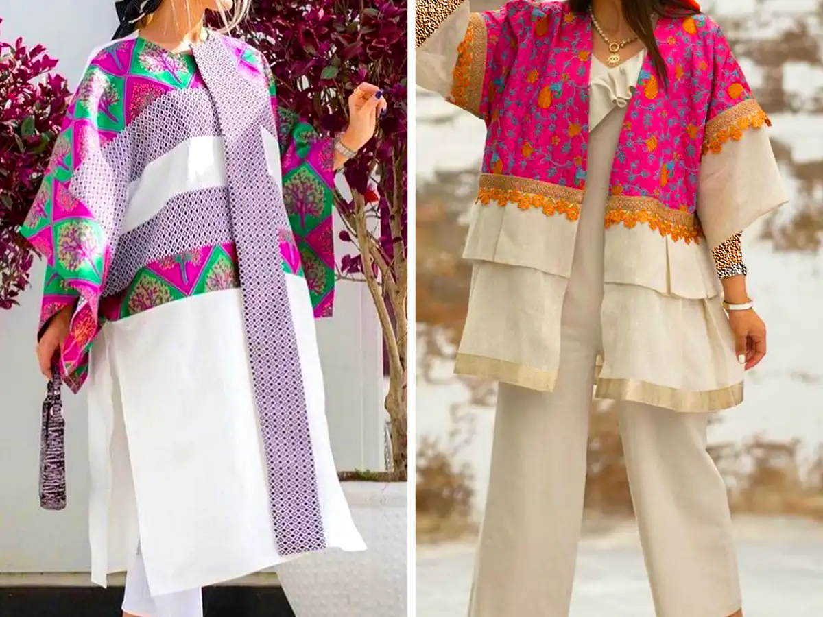 مانتو رنگی زنانه