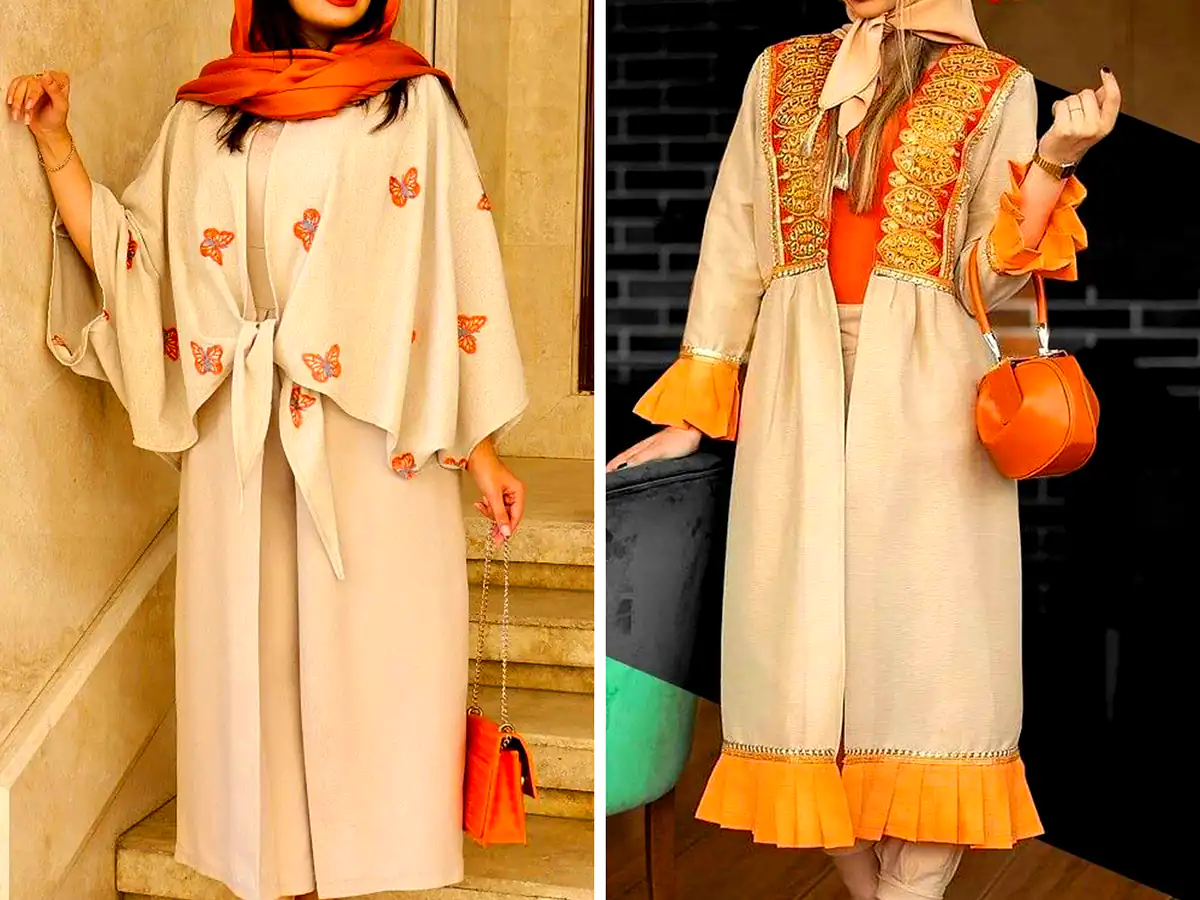 مانتو کتان طرحدار و زیبا