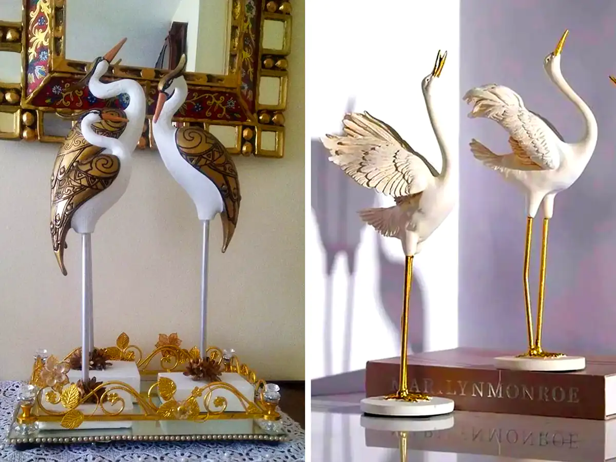 پیکره دکوری پرندگان