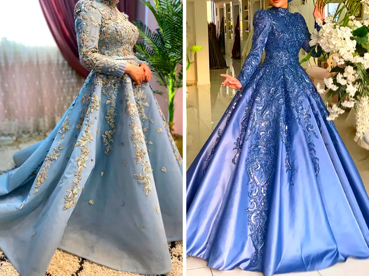 پیراهن پرنسسی شیک برای عروسی