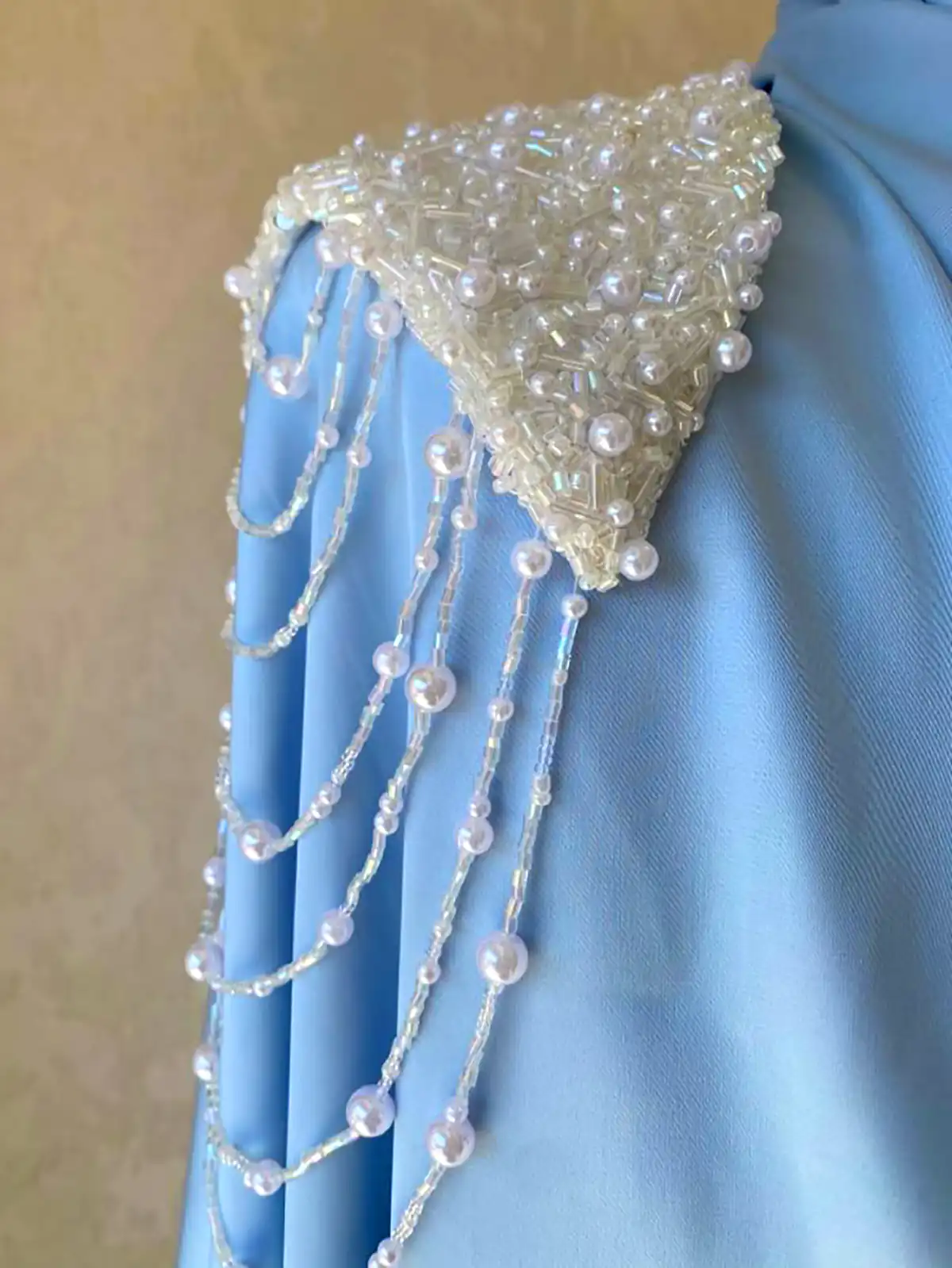 سردوشی کریستالی لباس مجلسی