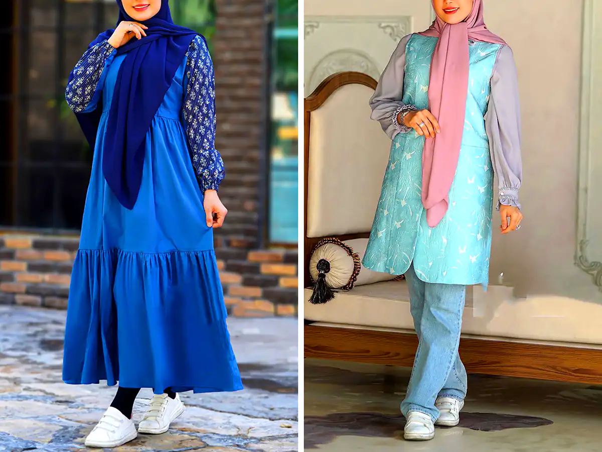 تیپ زنانه ژورنالی و پوشیده 