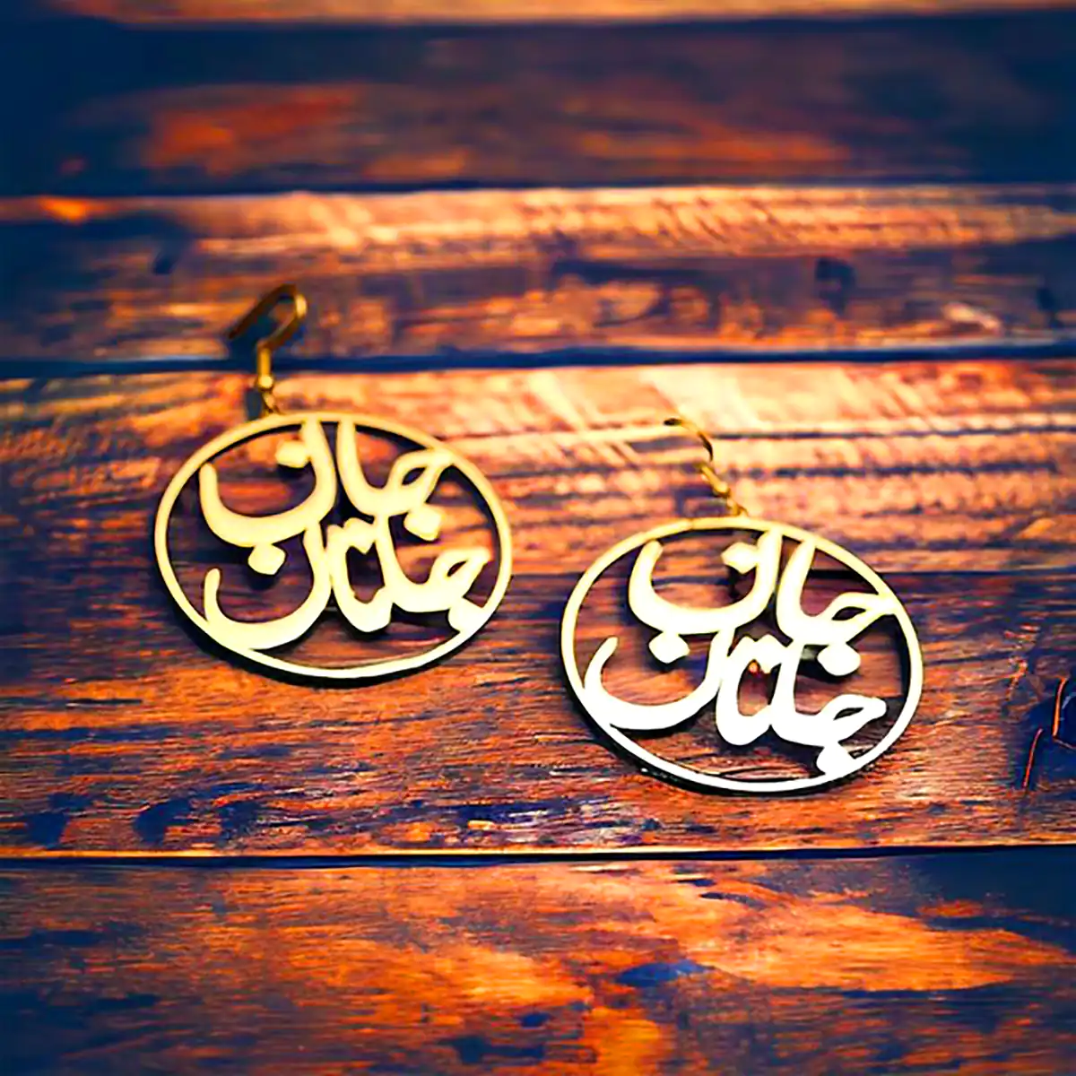 گوشواره مدرن خطاطی فارسی