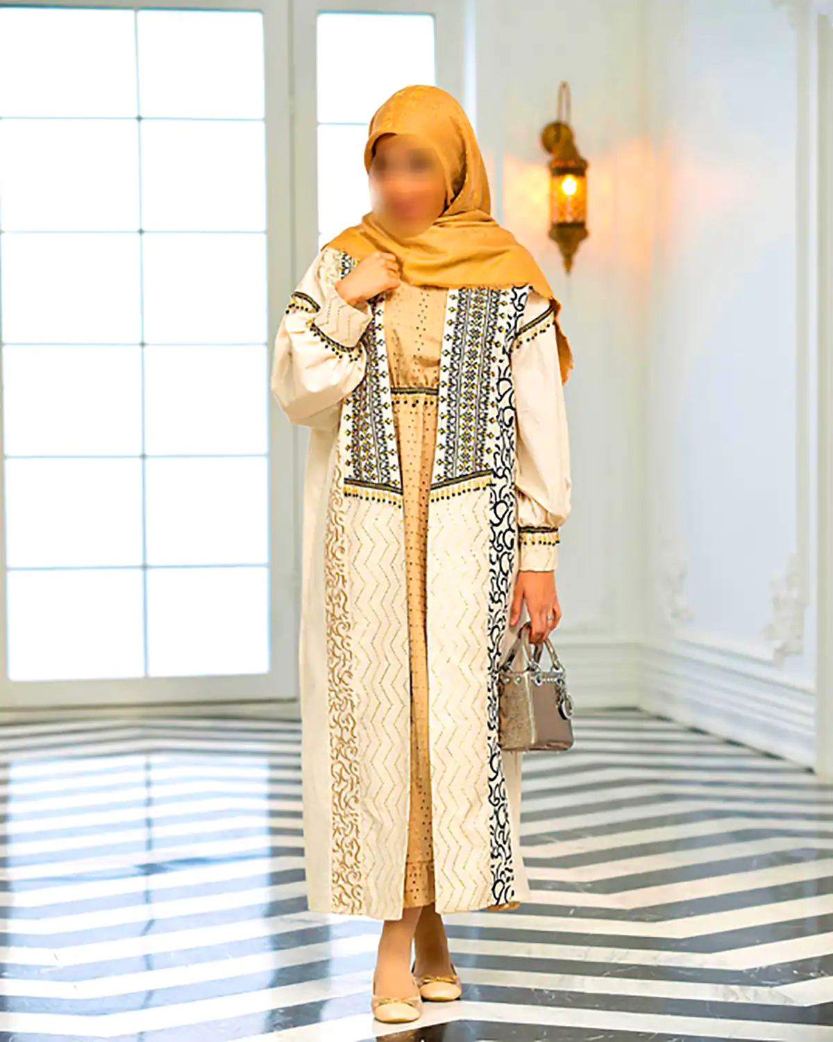مانتو پوشیده لاکچری
