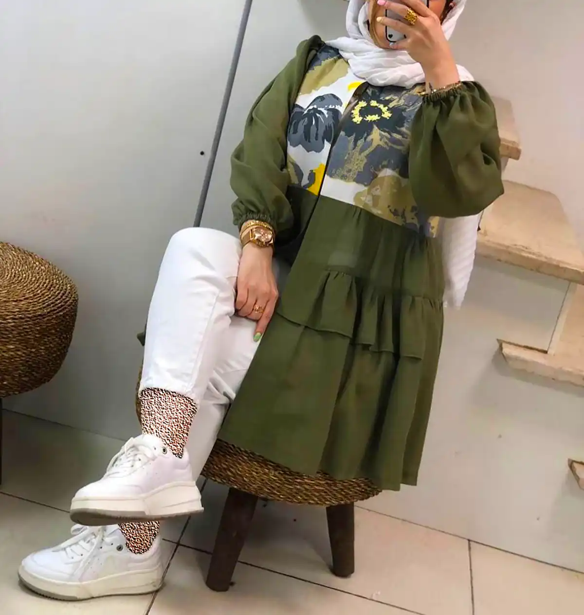 مانتو اسپرت نخی خنک و راحت
