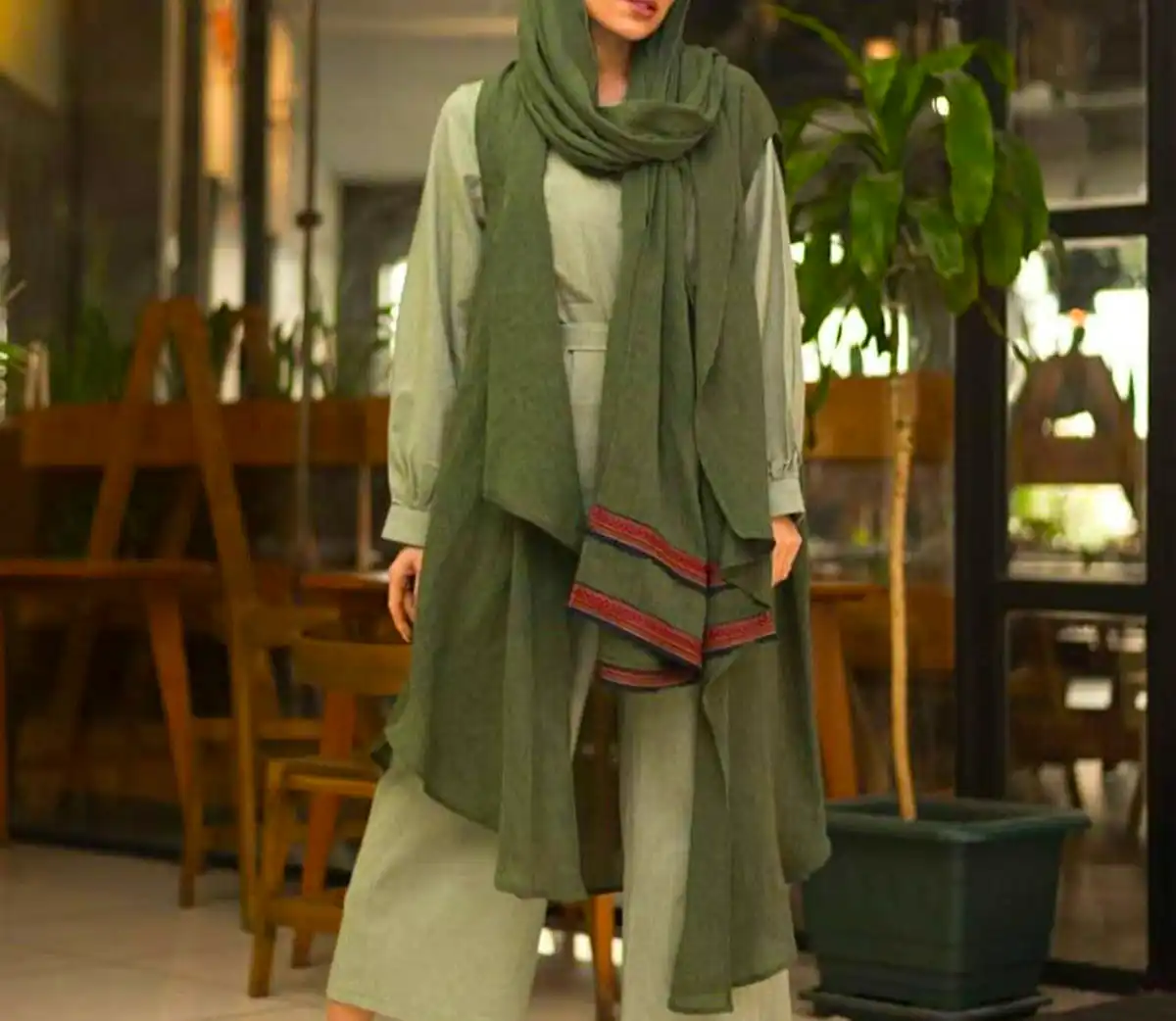 مانتو اسپرت نخی خنک و راحت