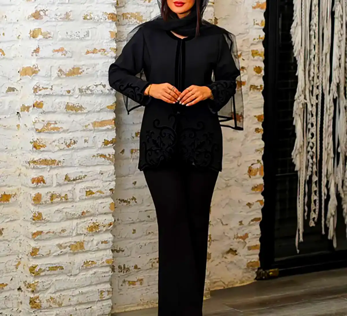 مانتوی ترندی پائیزه کلاسیک