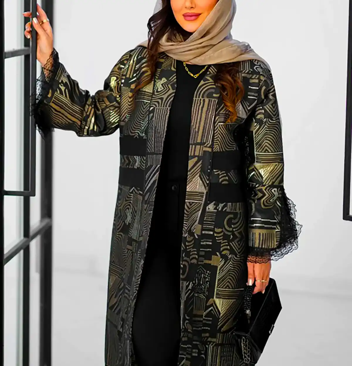 مانتوی ترندی پائیزه کلاسیک