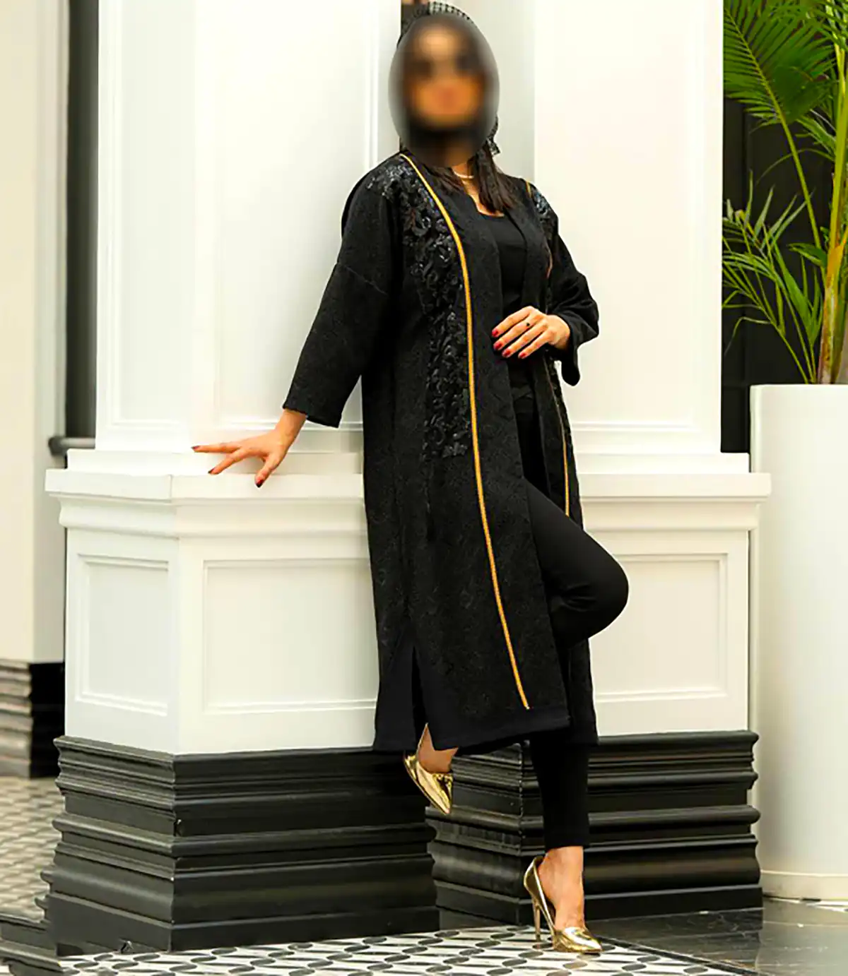 مانتو با طرح کلاسیک شیک