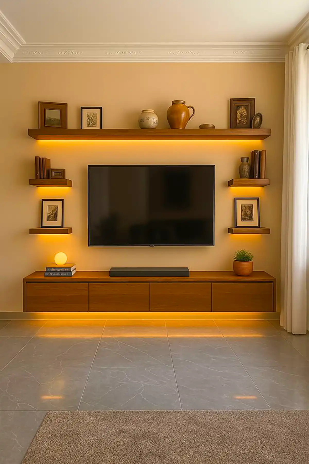 دیزاین دیوار پشت تلویزیون