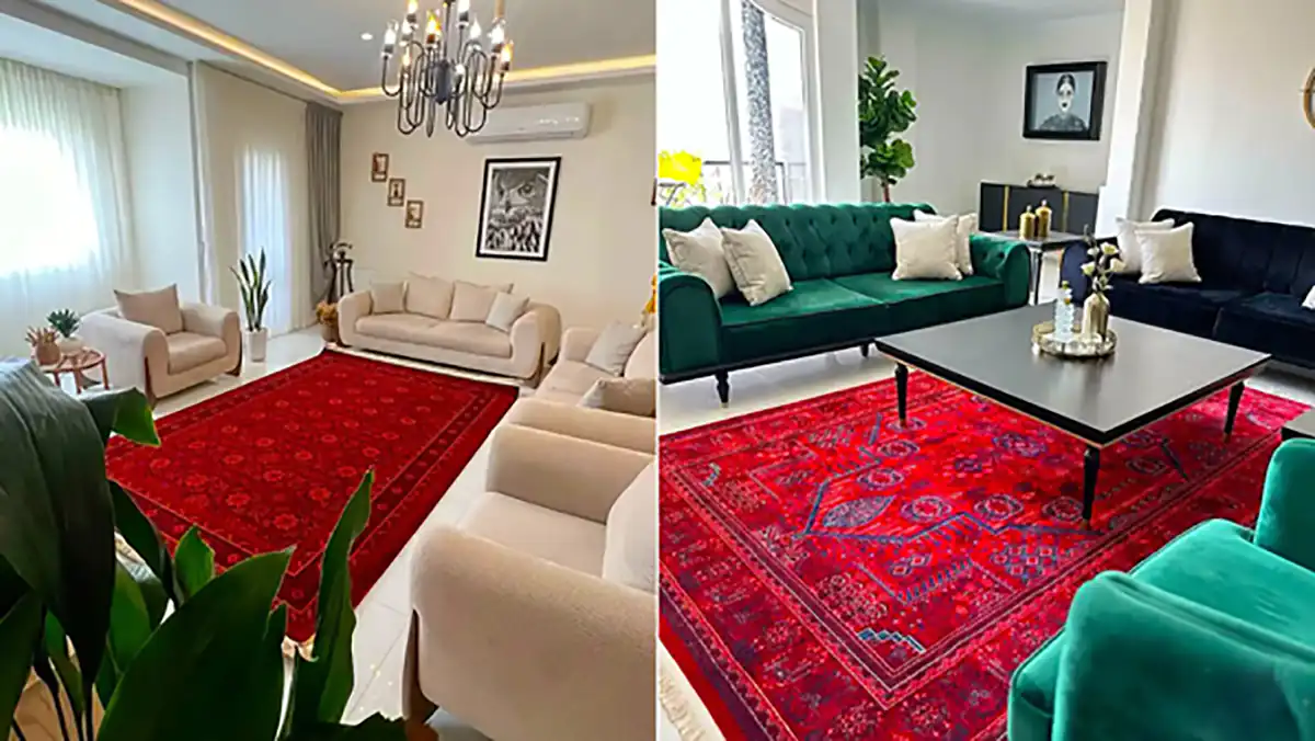 فرش لاکی برای پذیرایی