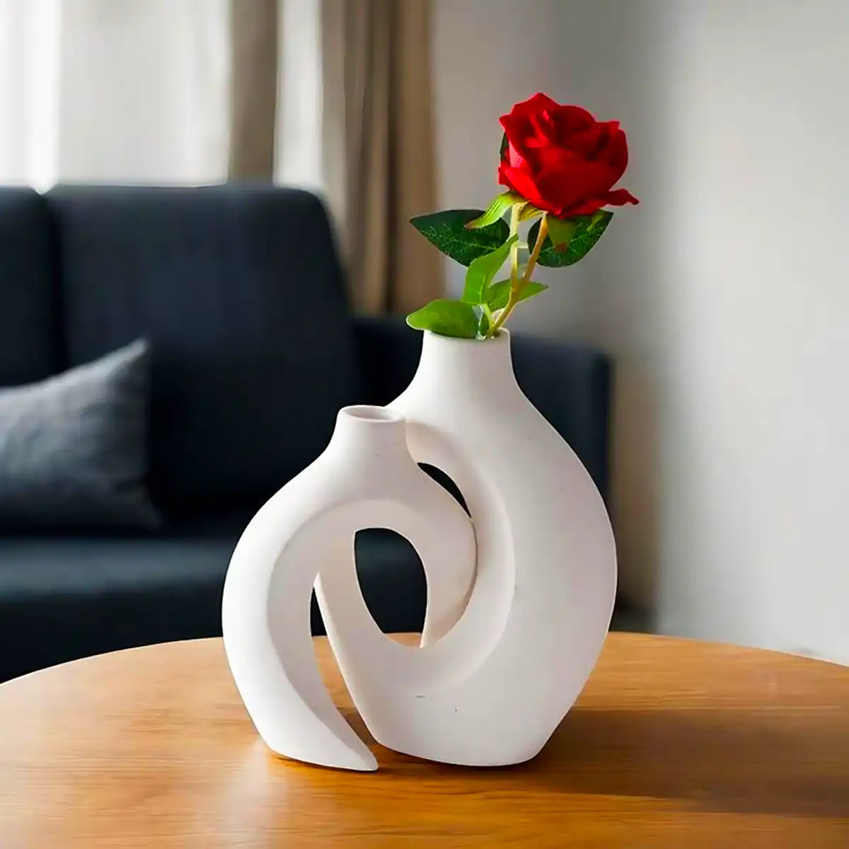 گلدان سفید دوناتی