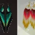 گوشواره مهره ای چند رنگ؛ ۱۵ مدل لوزی‌شکل که استایلتو خاص و متفاوت می‌کنن
