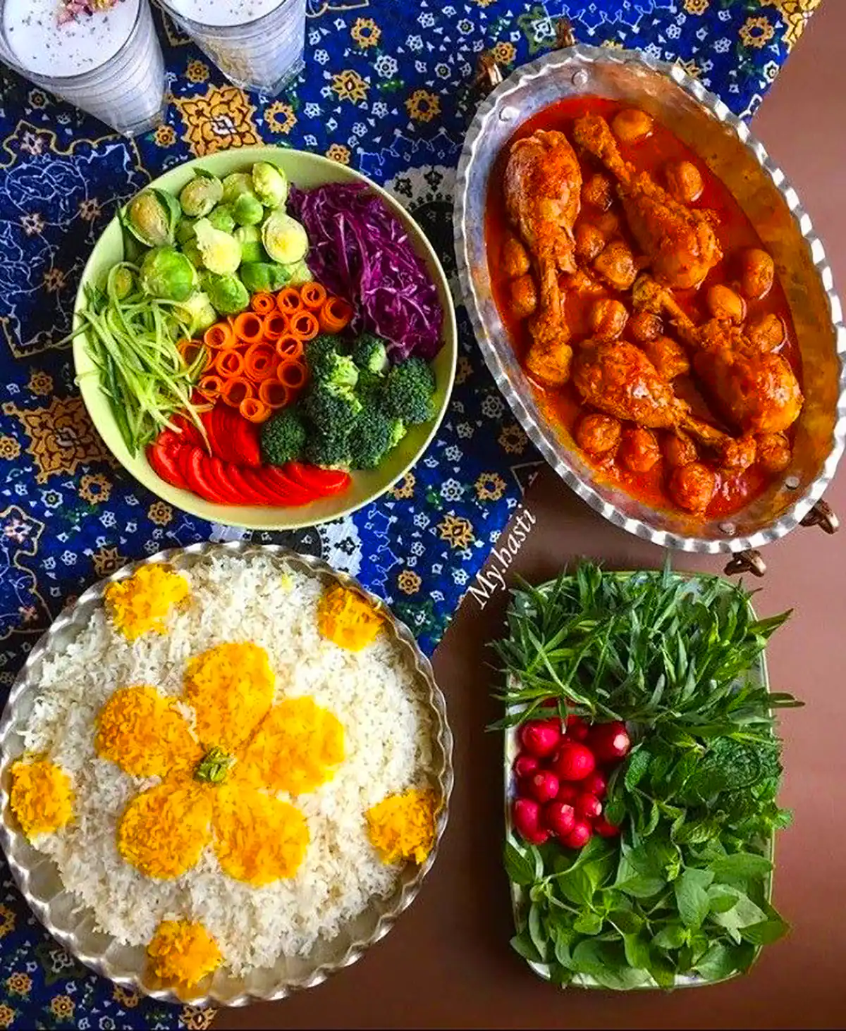 ایده سرو غذای ایرانی