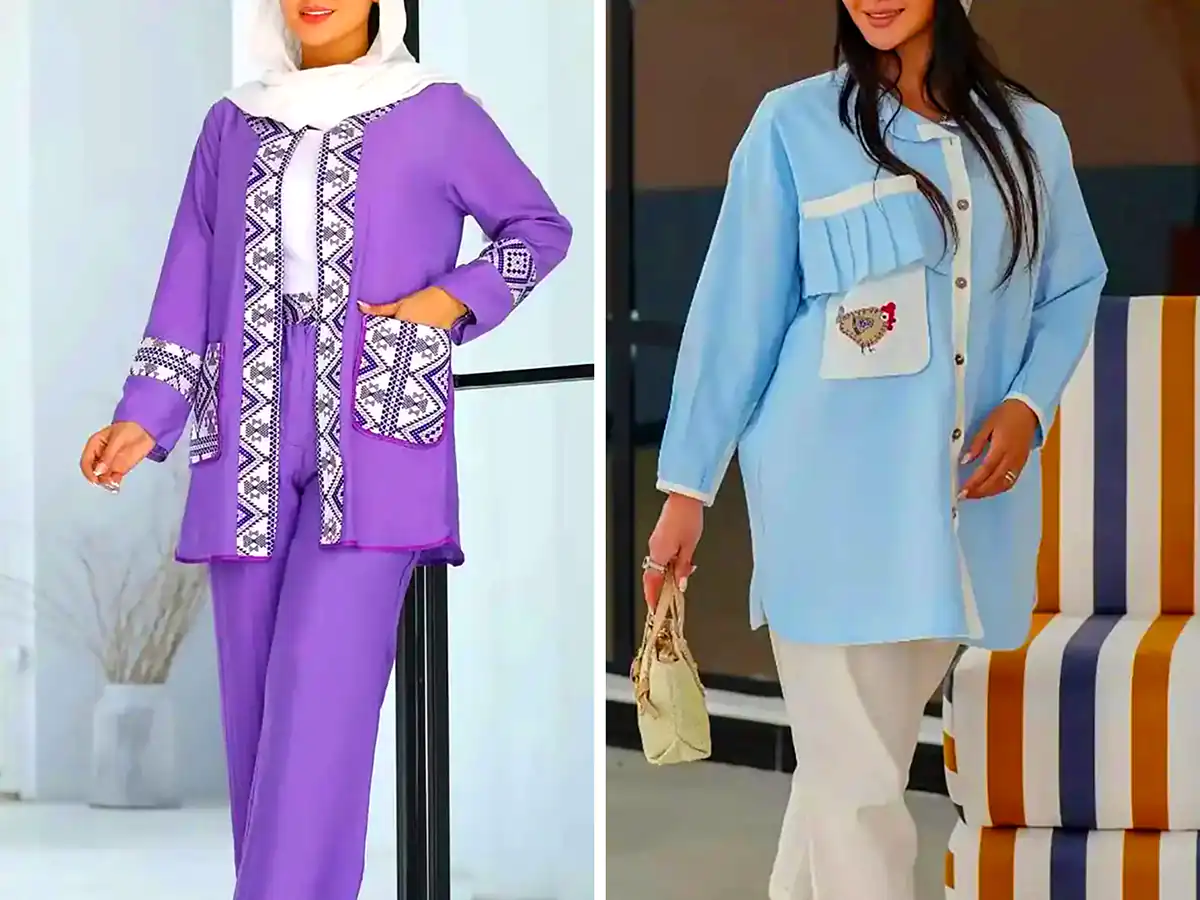 مانتو شیک دخترانه مناسب پیاده روی