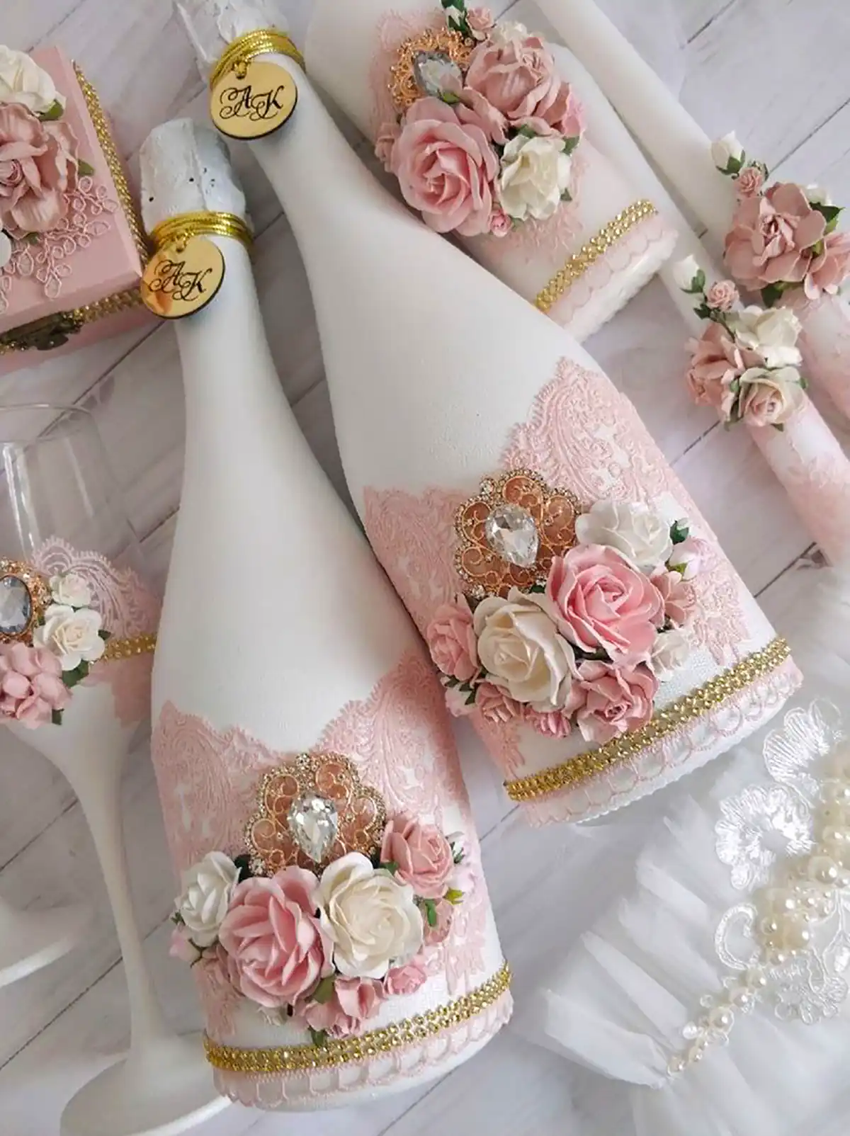 مدل بطری خلاقانه برای جهیزیه