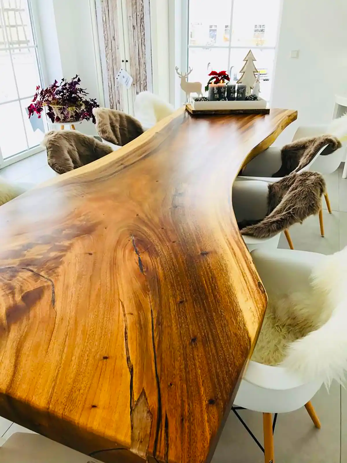 مدل میز ناهارخوری چوبی 