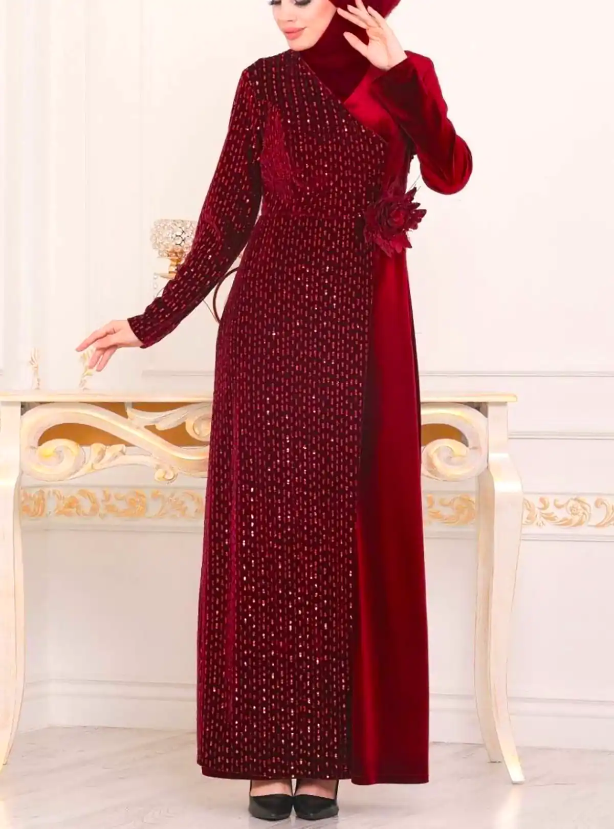 پیراهن مجلسی درجه یک با دوخت تمیز