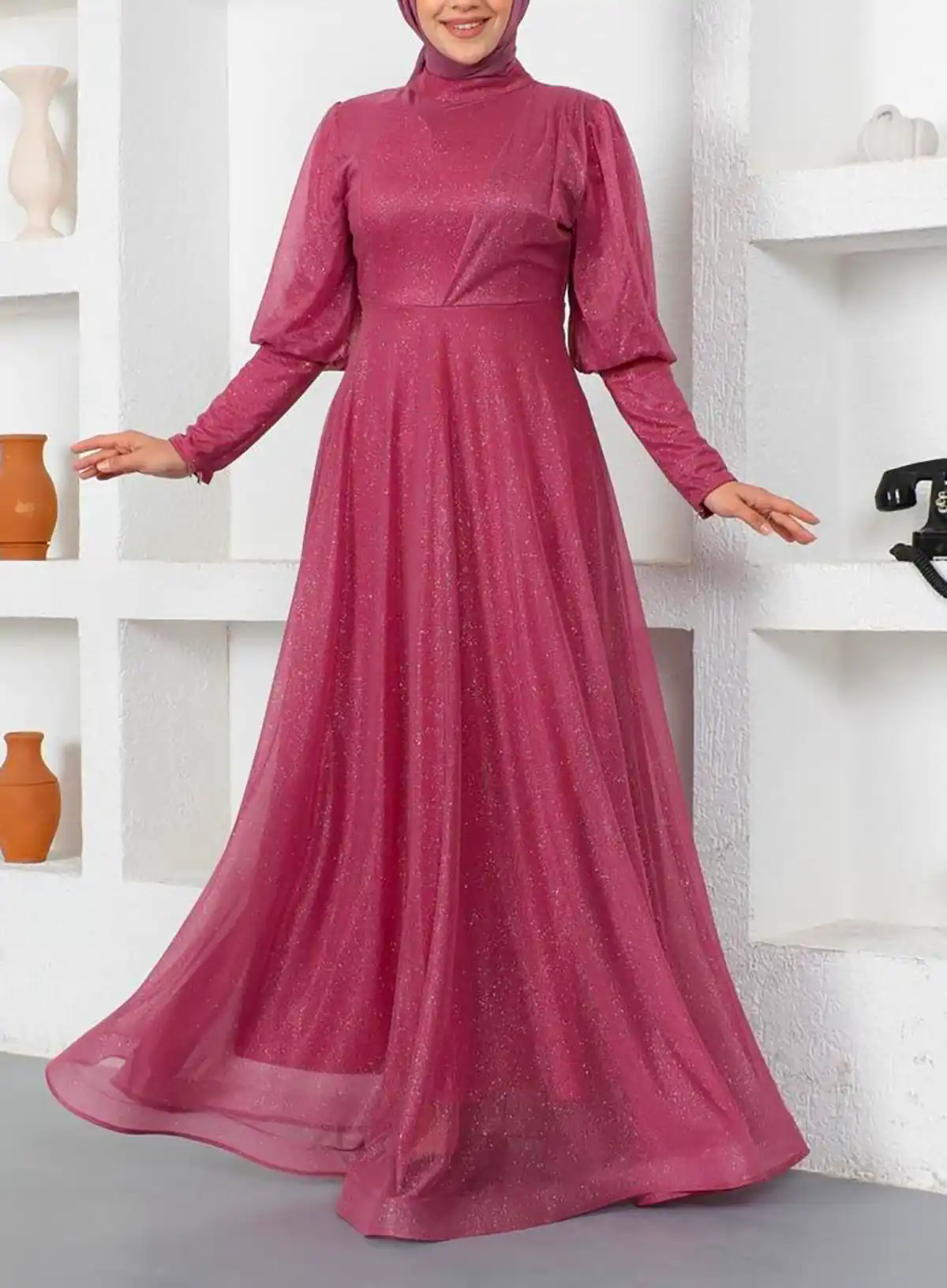 پیراهن کلاسیک لاکچری با طرح ساده