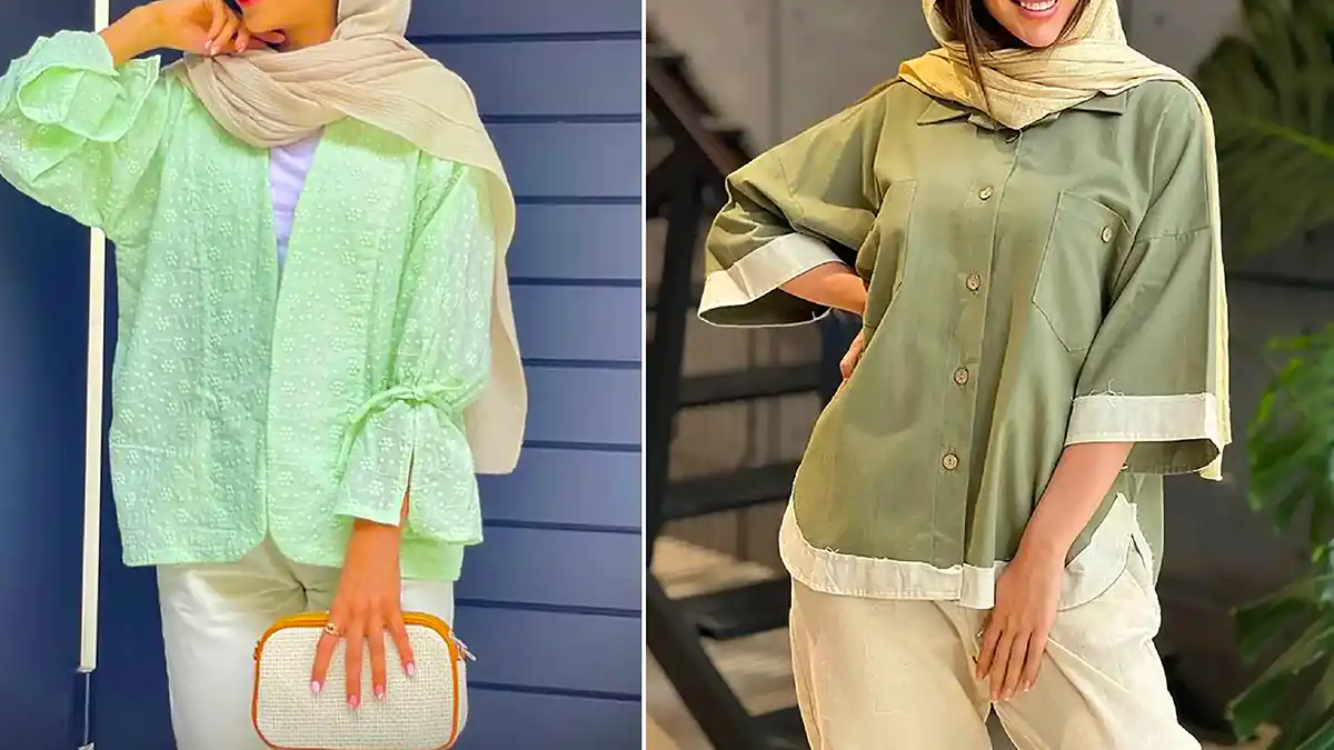 شومیز مانتویی شانتون شیک
