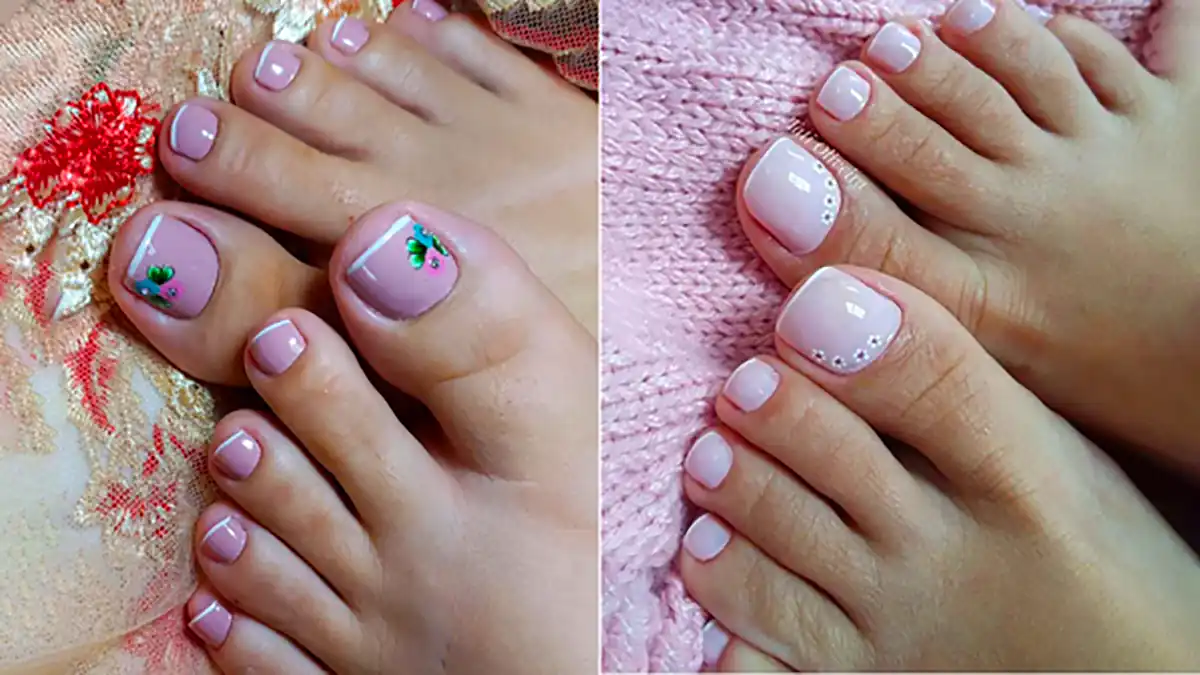 طراحی جدید برای ناخن پا