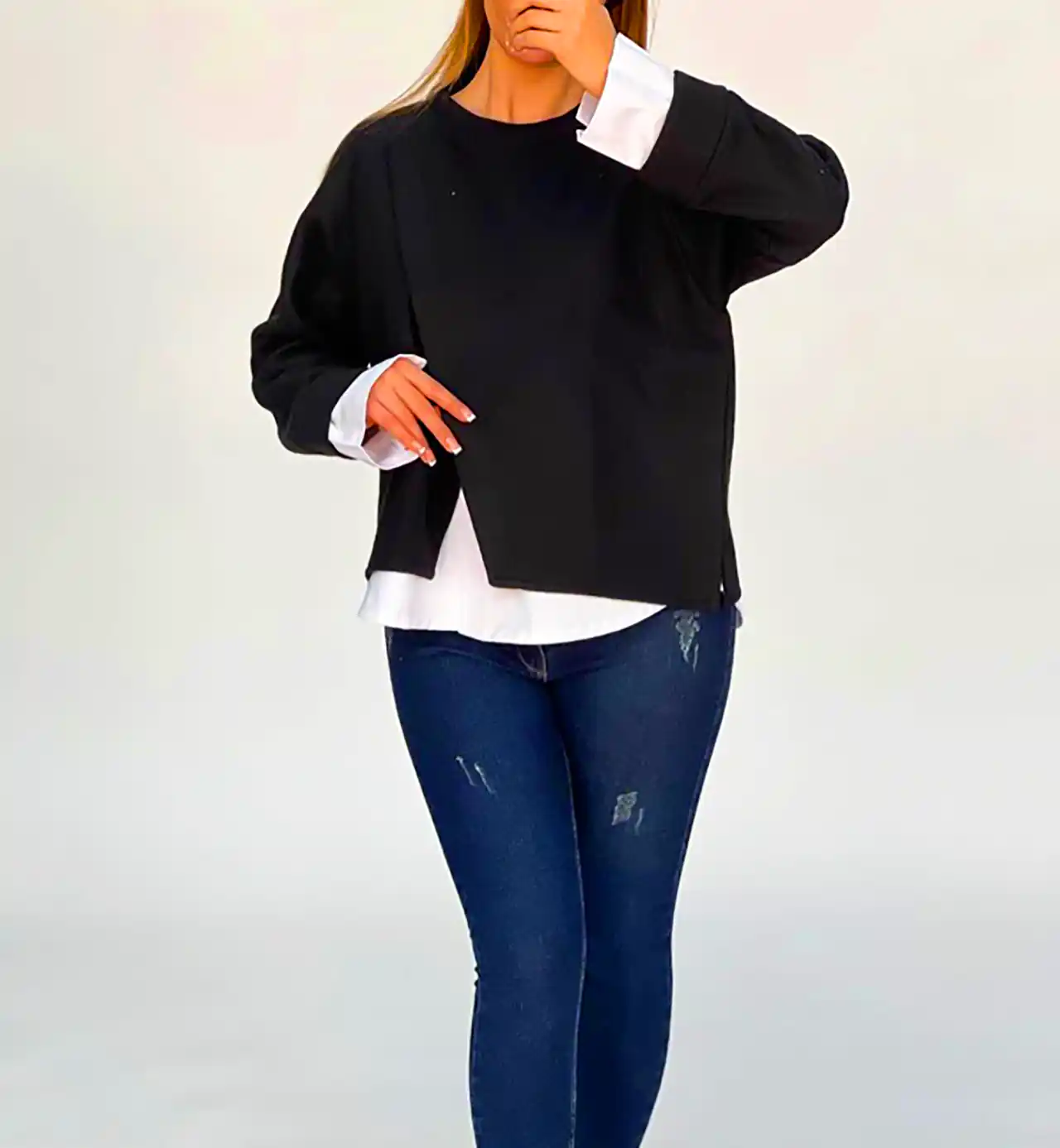 بلوز و شلوار ساده زنانه 