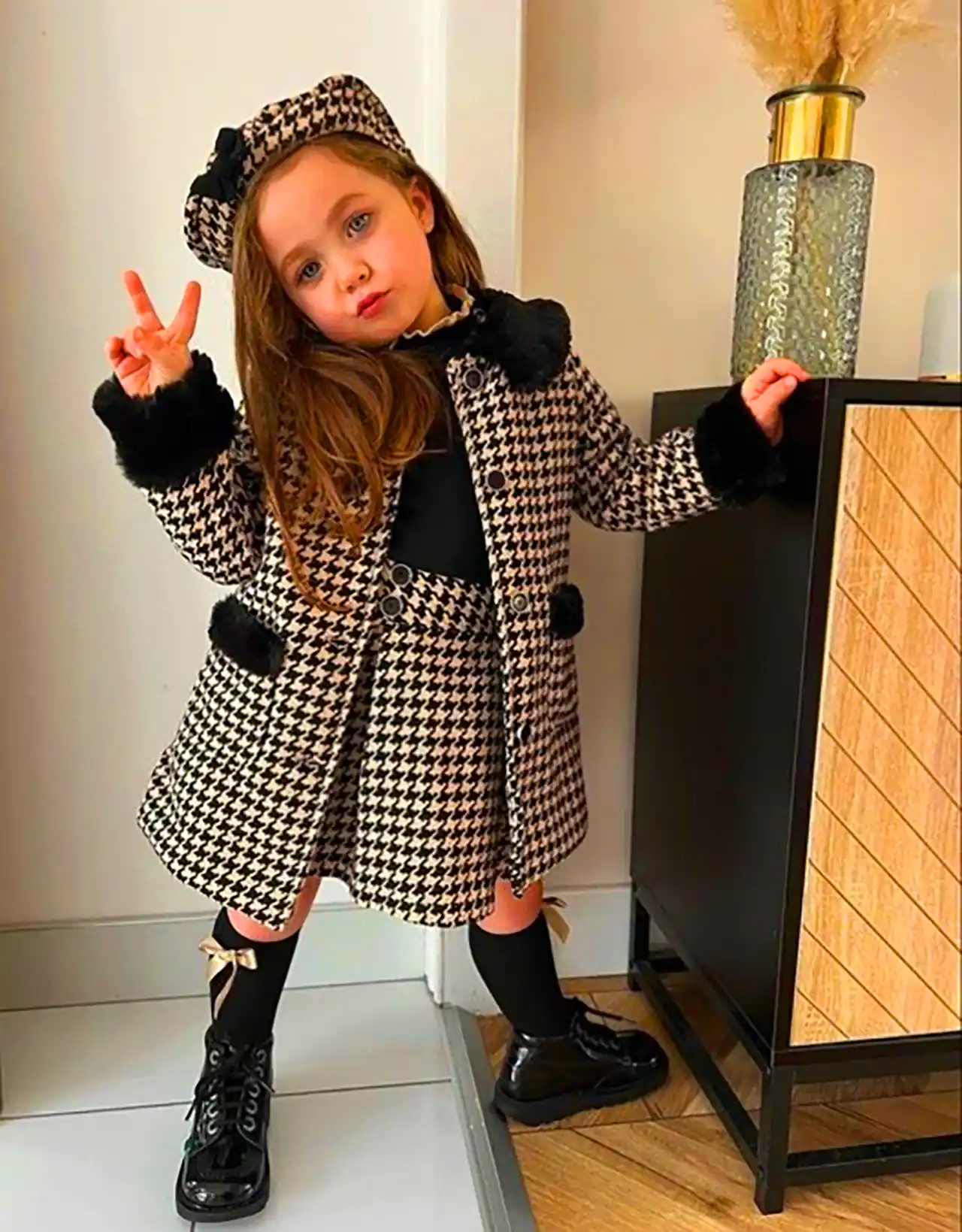 لباس چارخونه گرم برای بچه ها 
