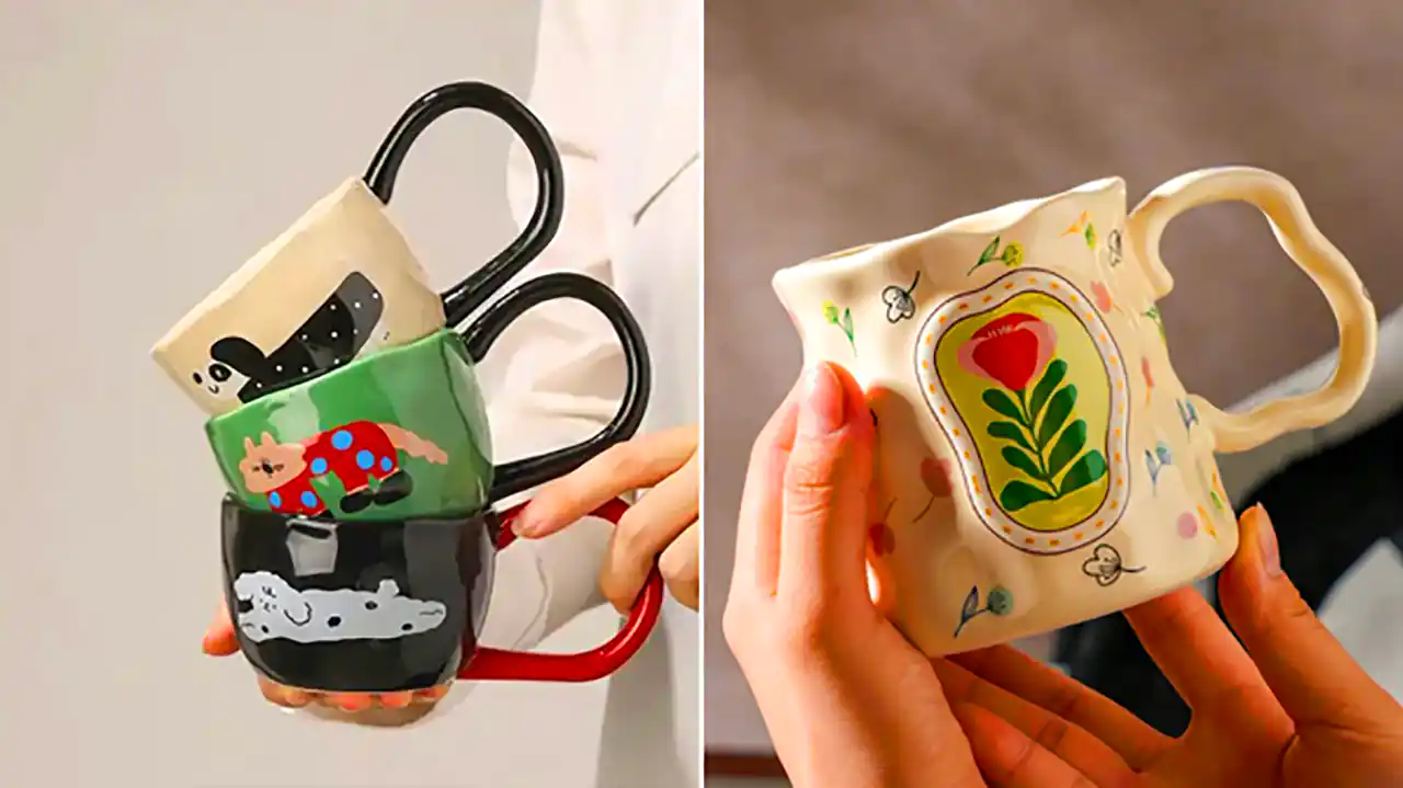ماگ تزئینی سفالی