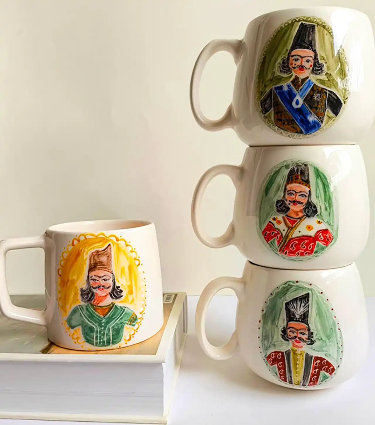 ماگ تزئینی سفالی 