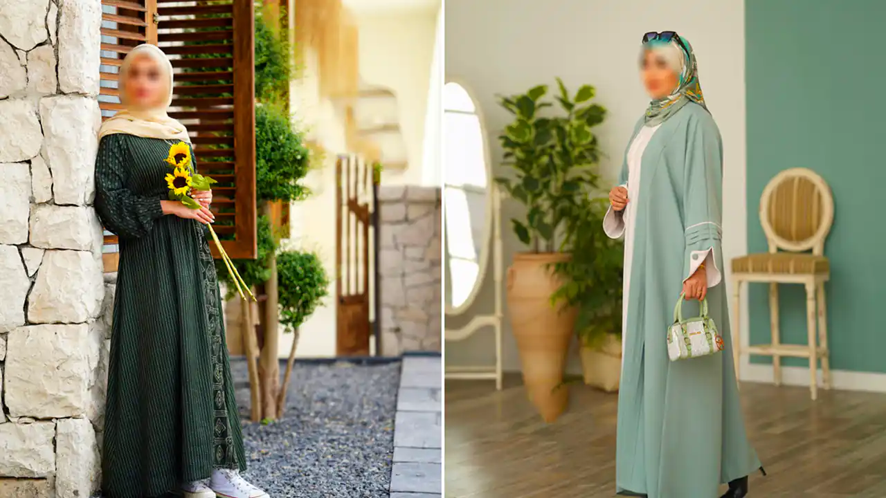 مانتو بلند با طراحی خاص