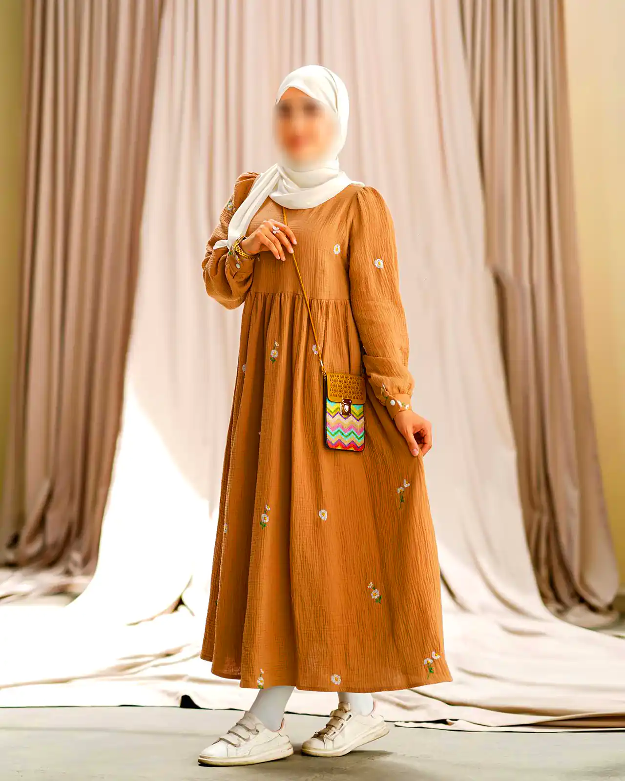 مانتو پیراهنی با پارچه مرغوب