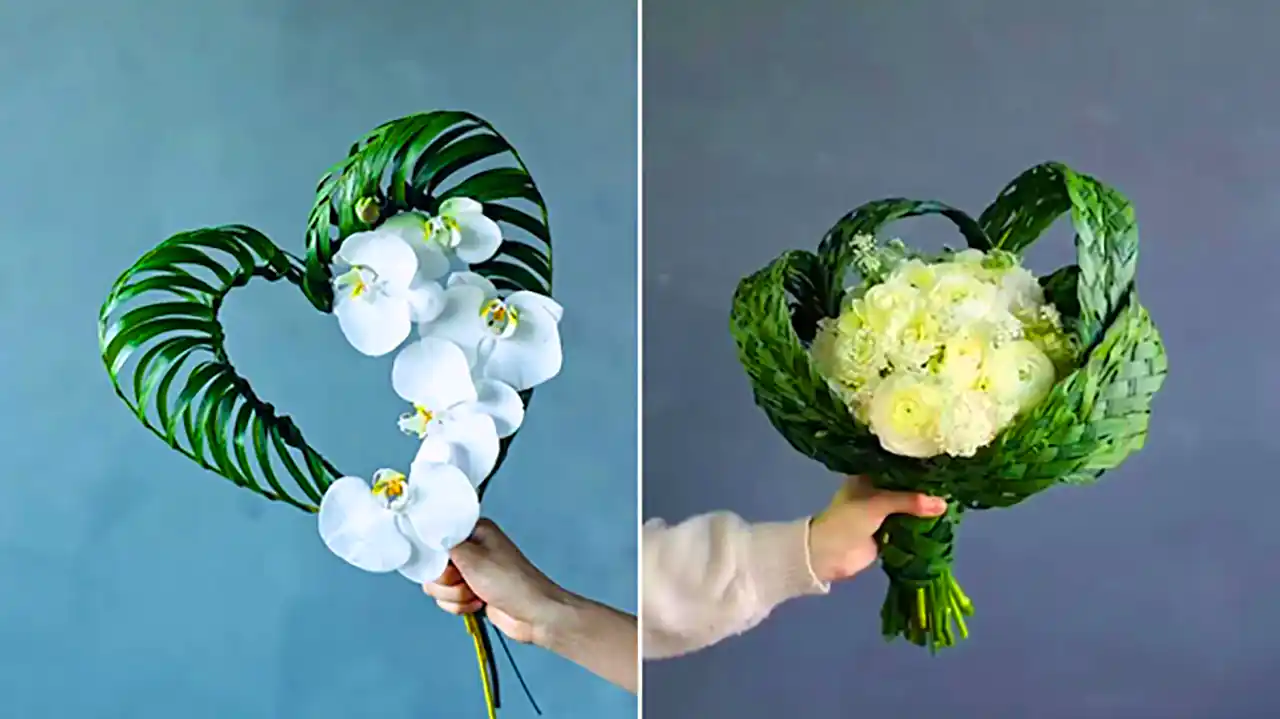 دسته گل عروس با طراحی خاص