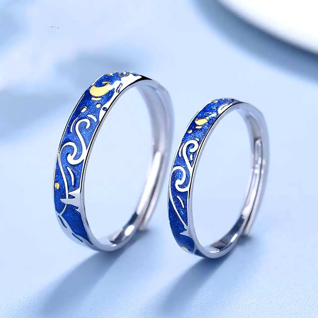 حلقه ست رنگی برای زوج ها 