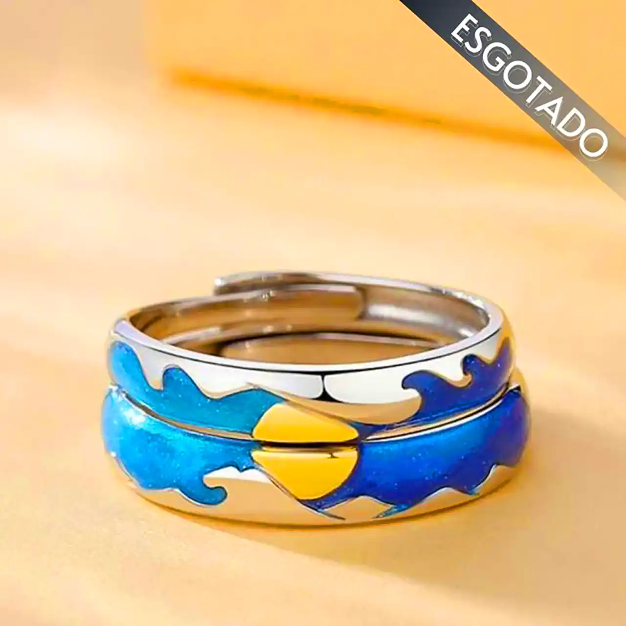 حلقه ست رنگی برای زوج ها 