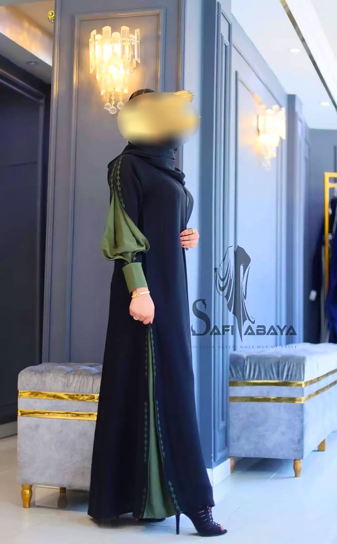 مانتو عبایی برند ایرانی