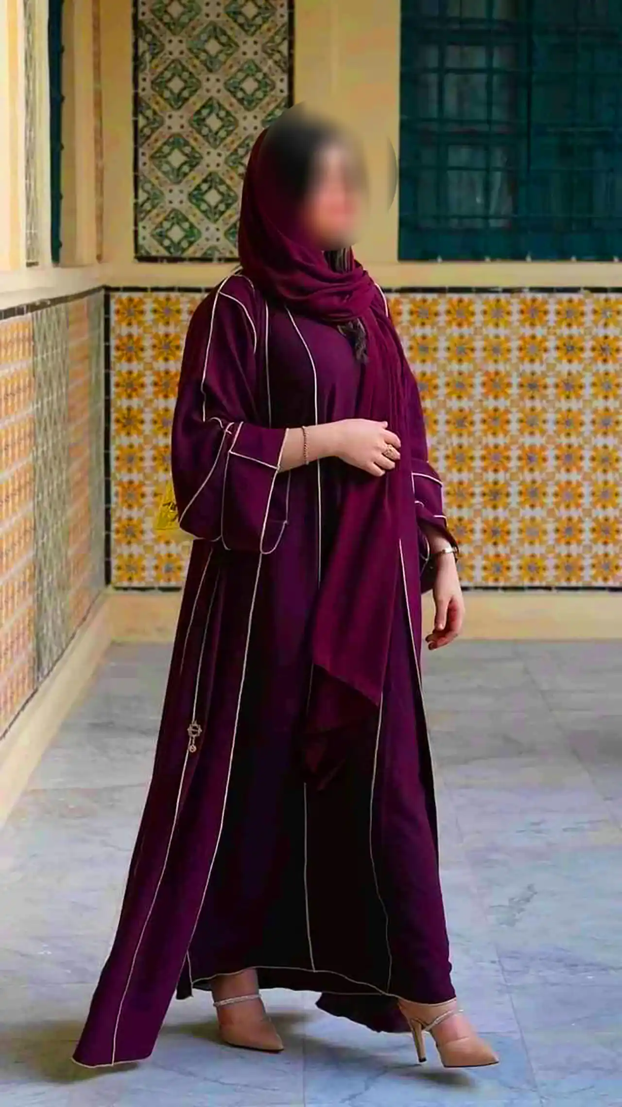 مانتو عبایی برند ایرانی