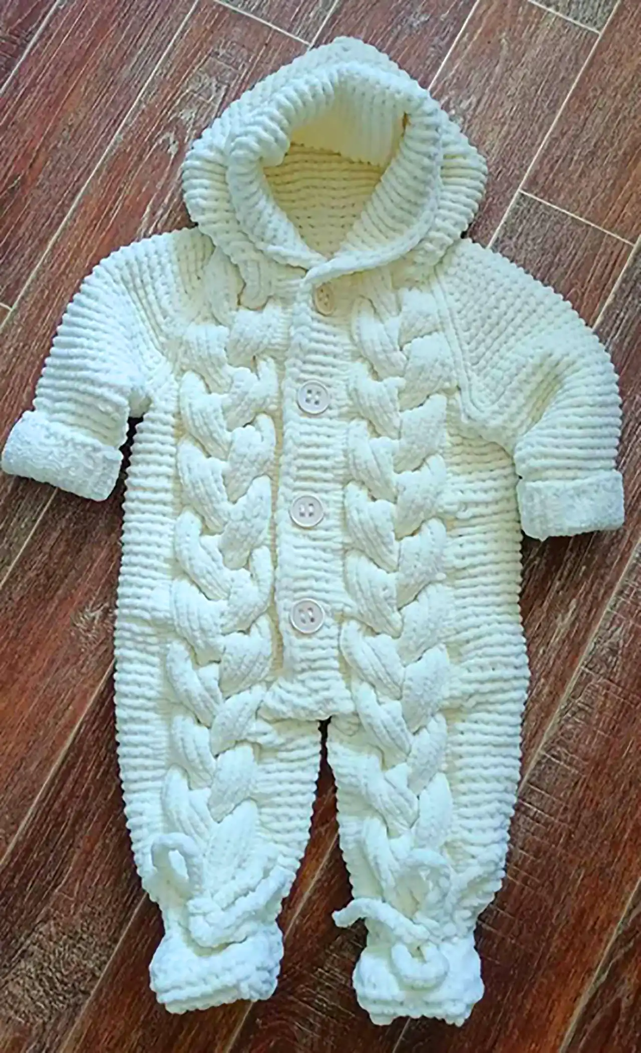 ست سرهمی بافتنی برای کودک 