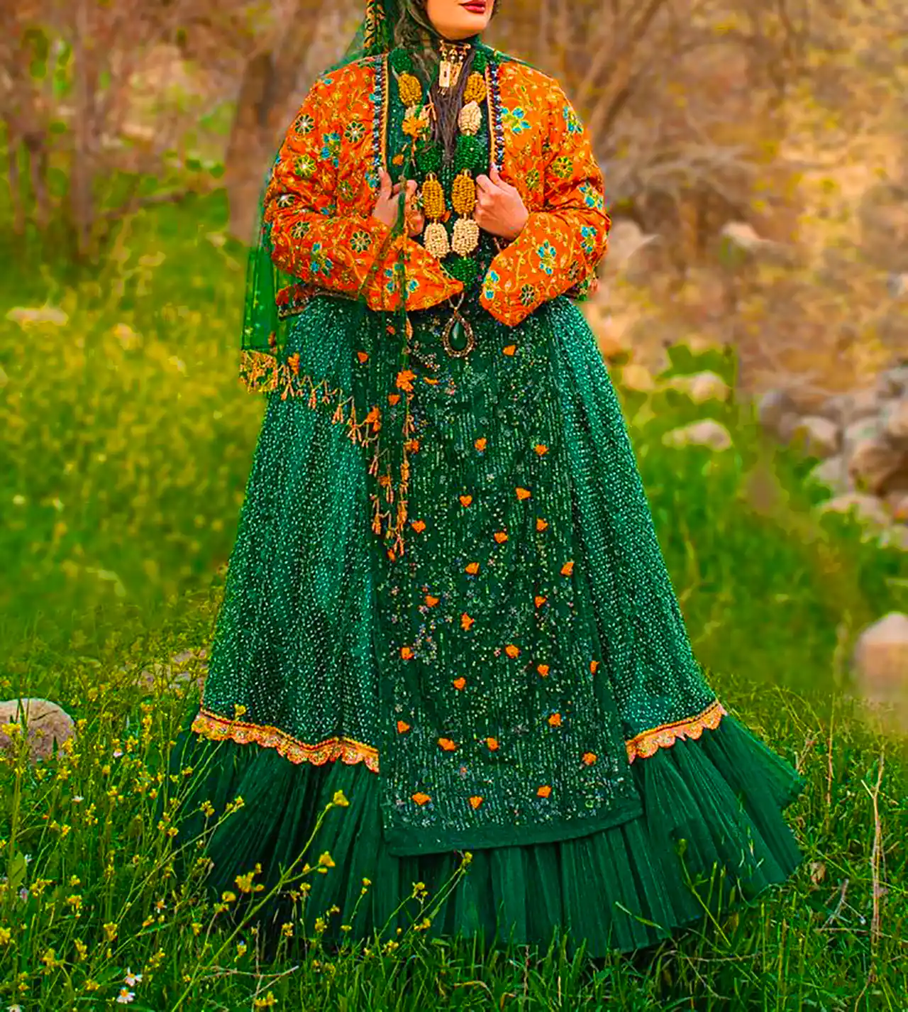 طرح جدید لباس محلی قشقایی 