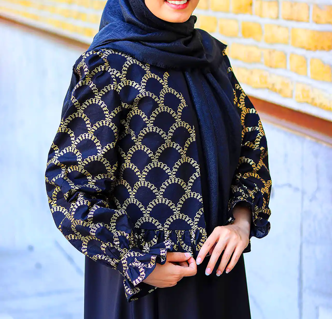 مانتو پوشیده دخترانه پاییزی شیک