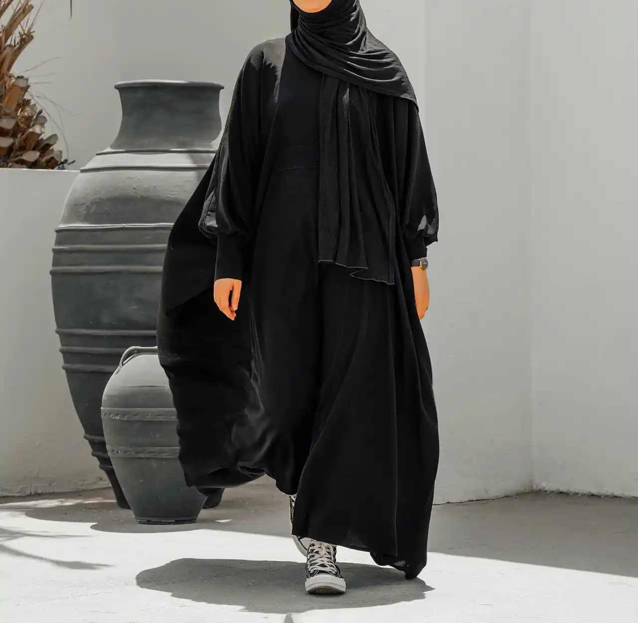 مانتو پوشیده دخترانه پاییزی شیک
