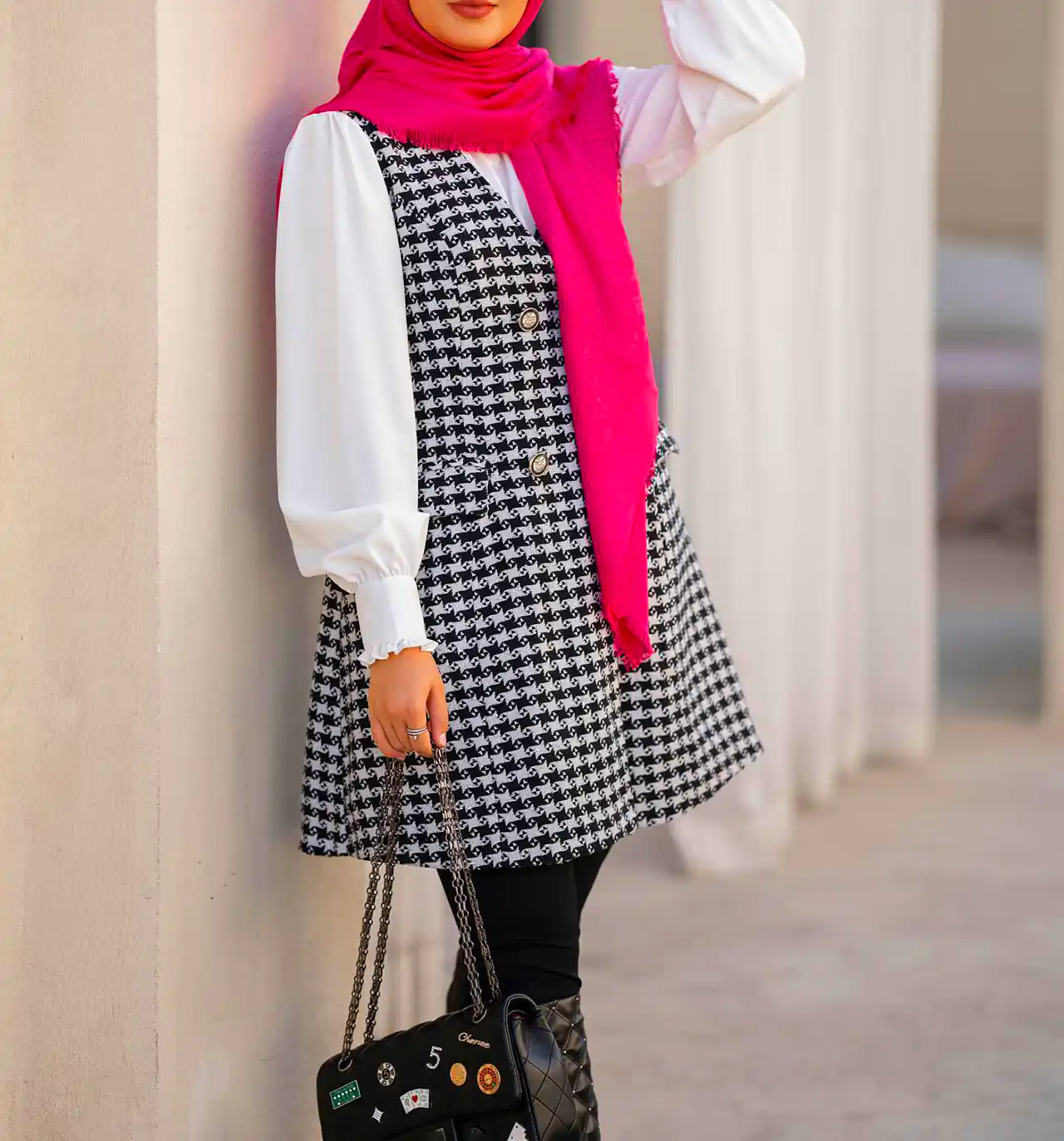 مانتو پوشیده دخترانه پاییزی شیک