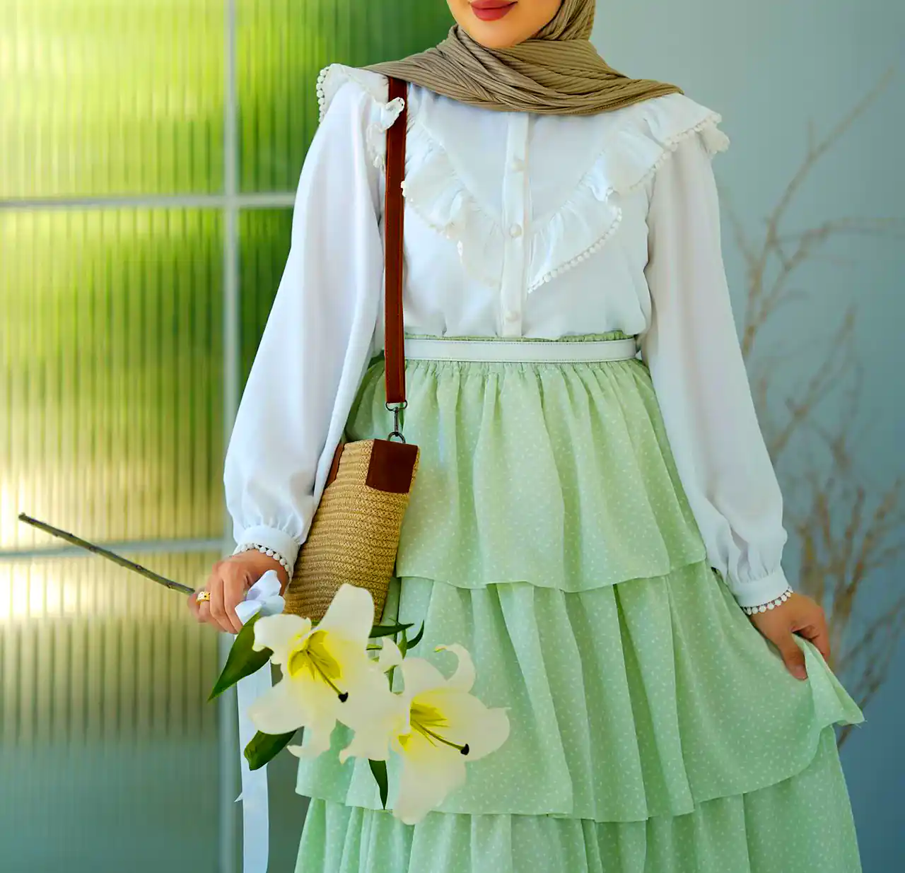 مانتو پوشیده دخترانه پاییزی شیک