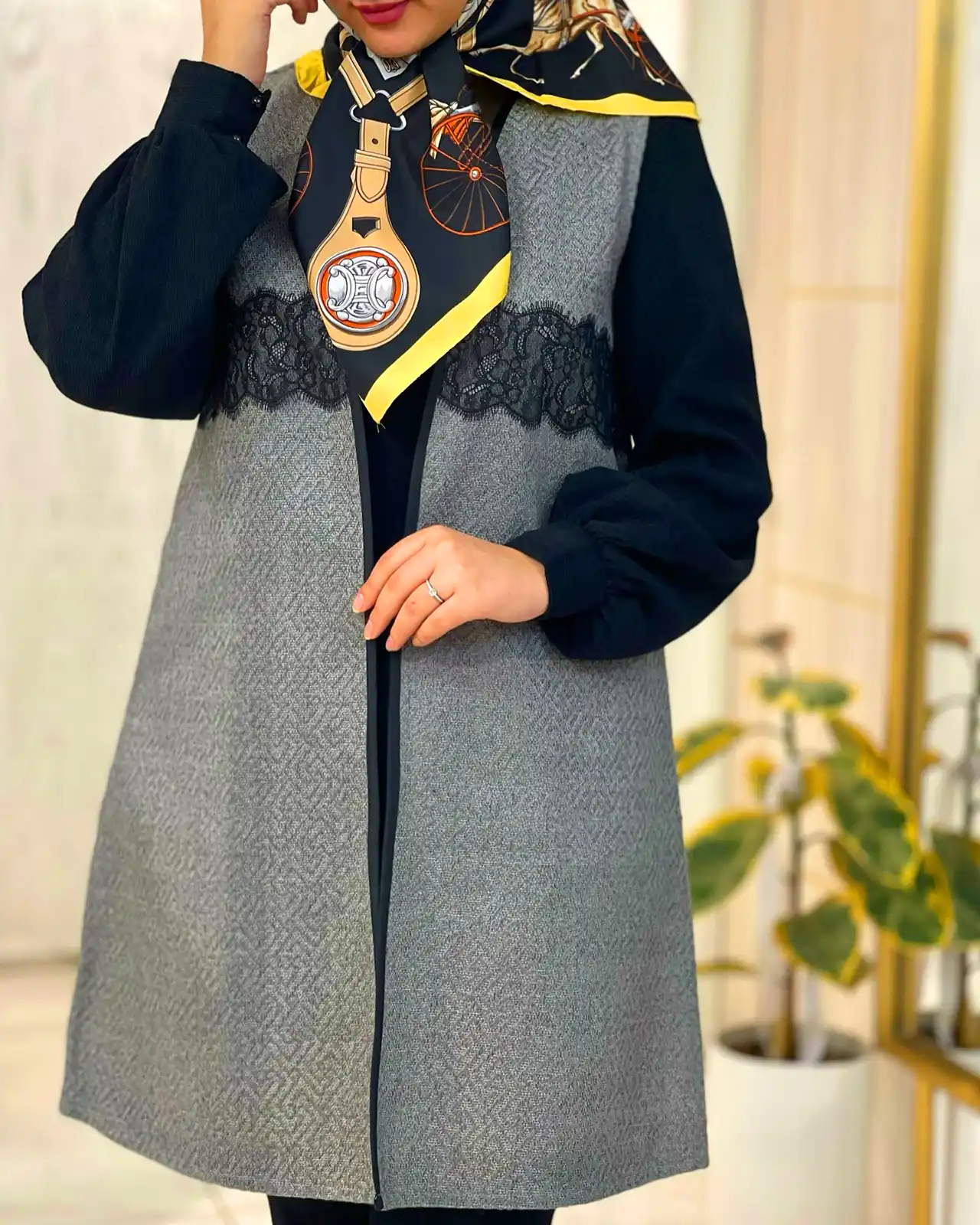 مانتو پوشیده فشن خاص 
