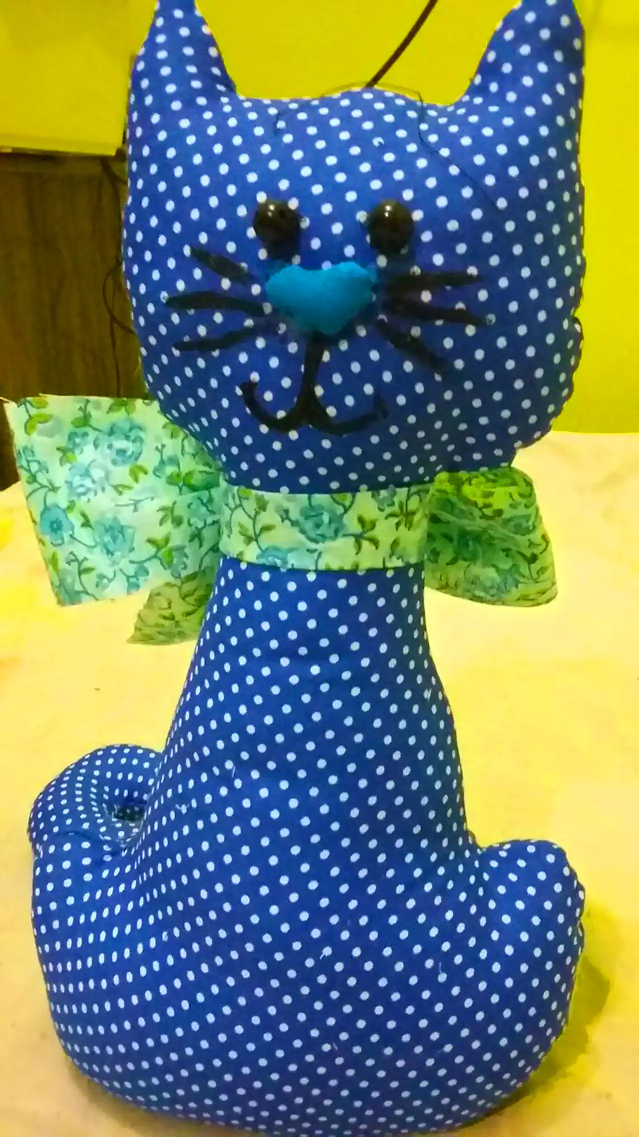عروسک گربه پارچه ای