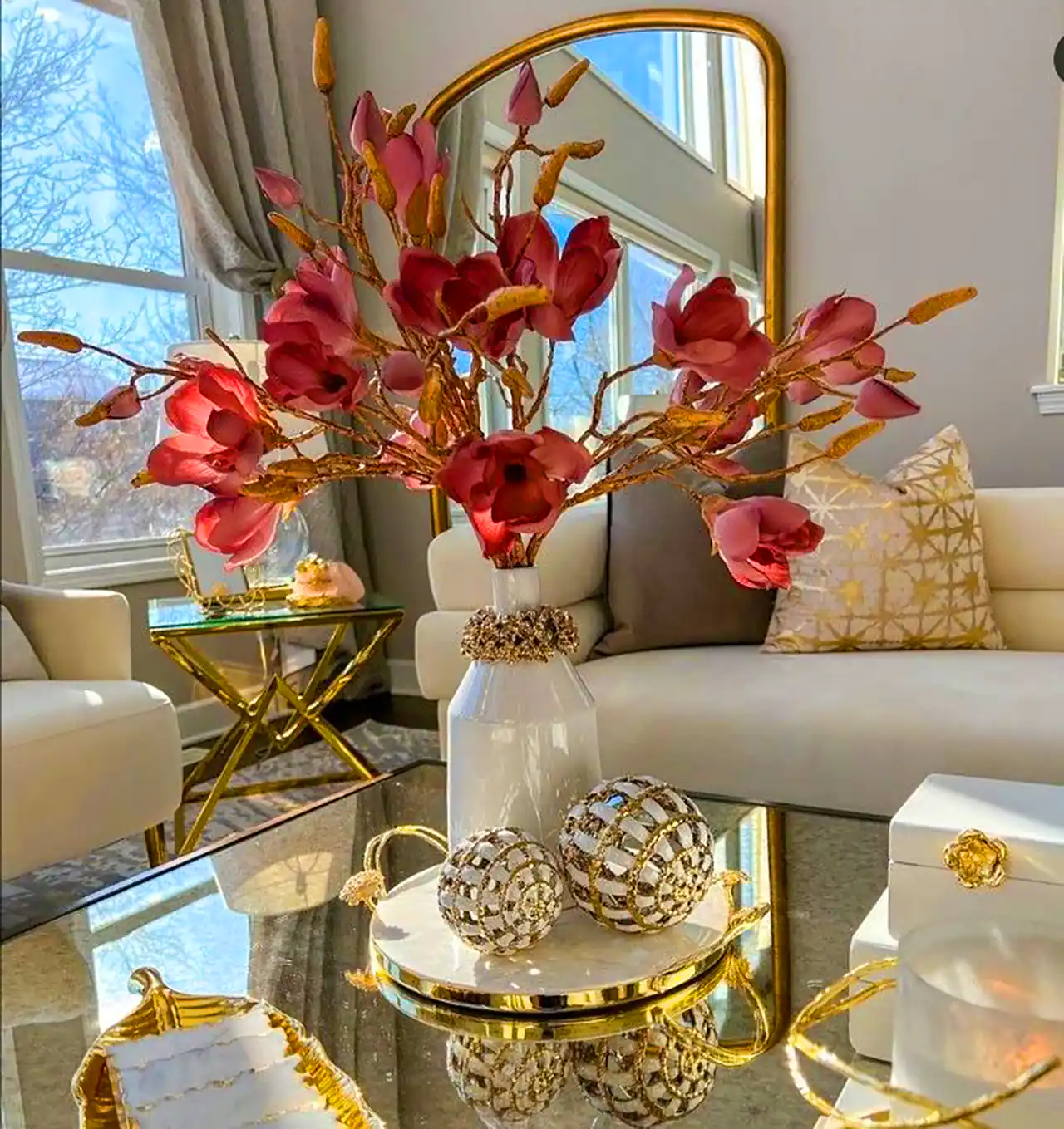 چیدمان یونیک برای روی میز عسلی