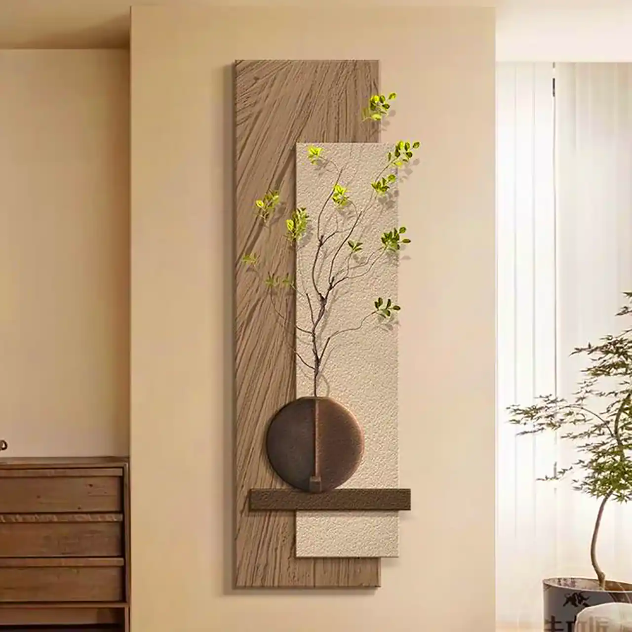دیزاین جذاب برای دیوار آپارتمان