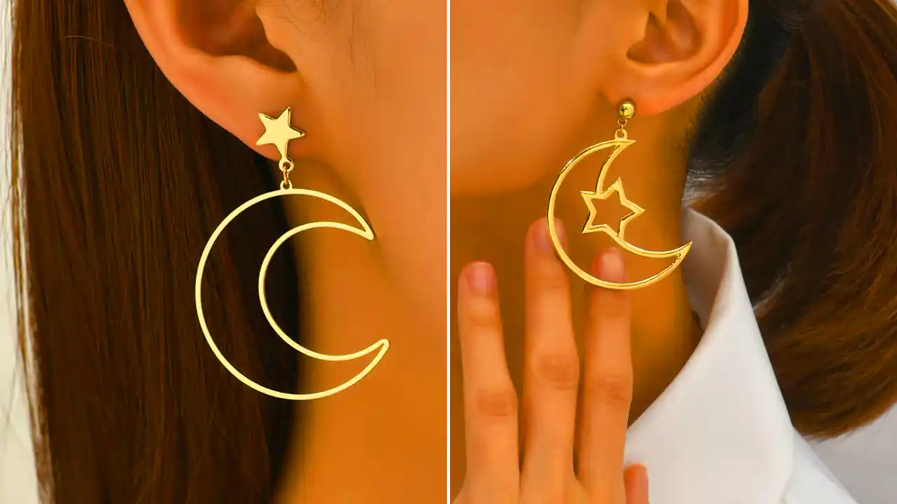 گوشواره ستاره طلا