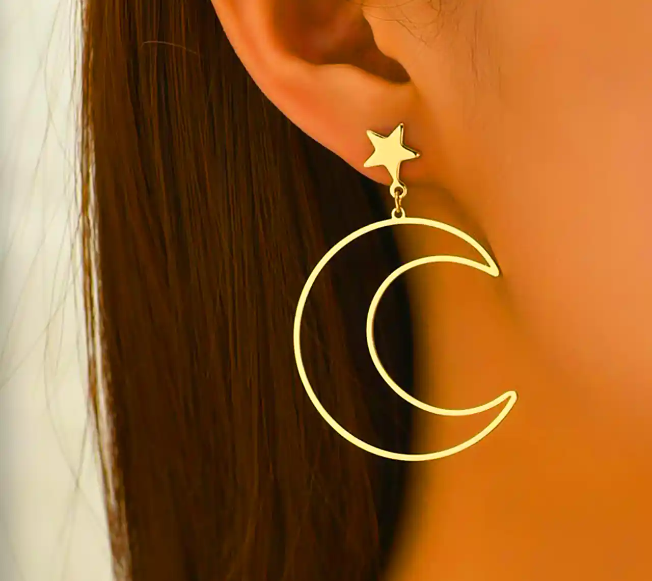 گوشواره ستاره طلا