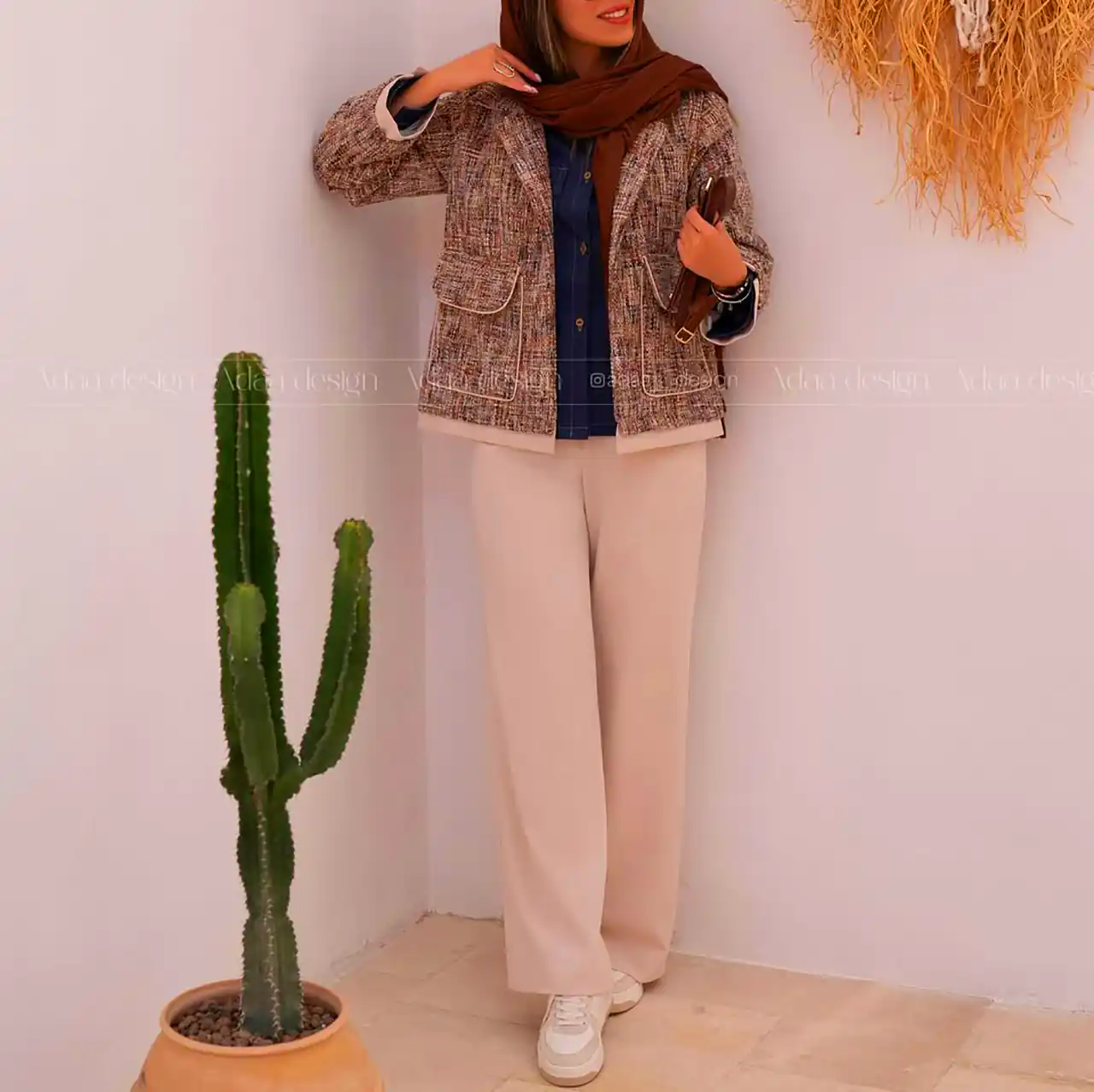 کت زنانه پاییزی اسپرت شیک 
