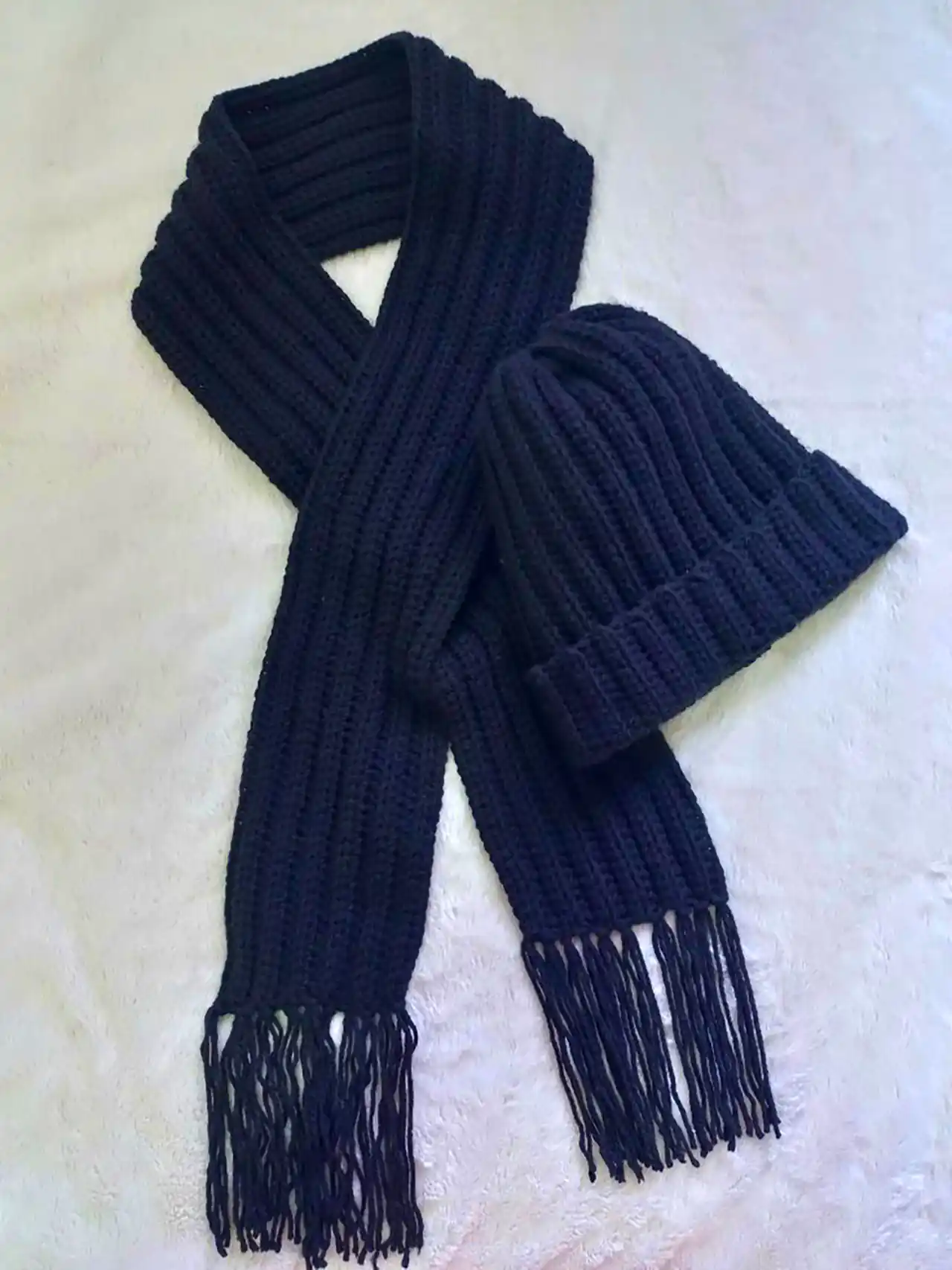 شال گردن بافتنی پسرانه